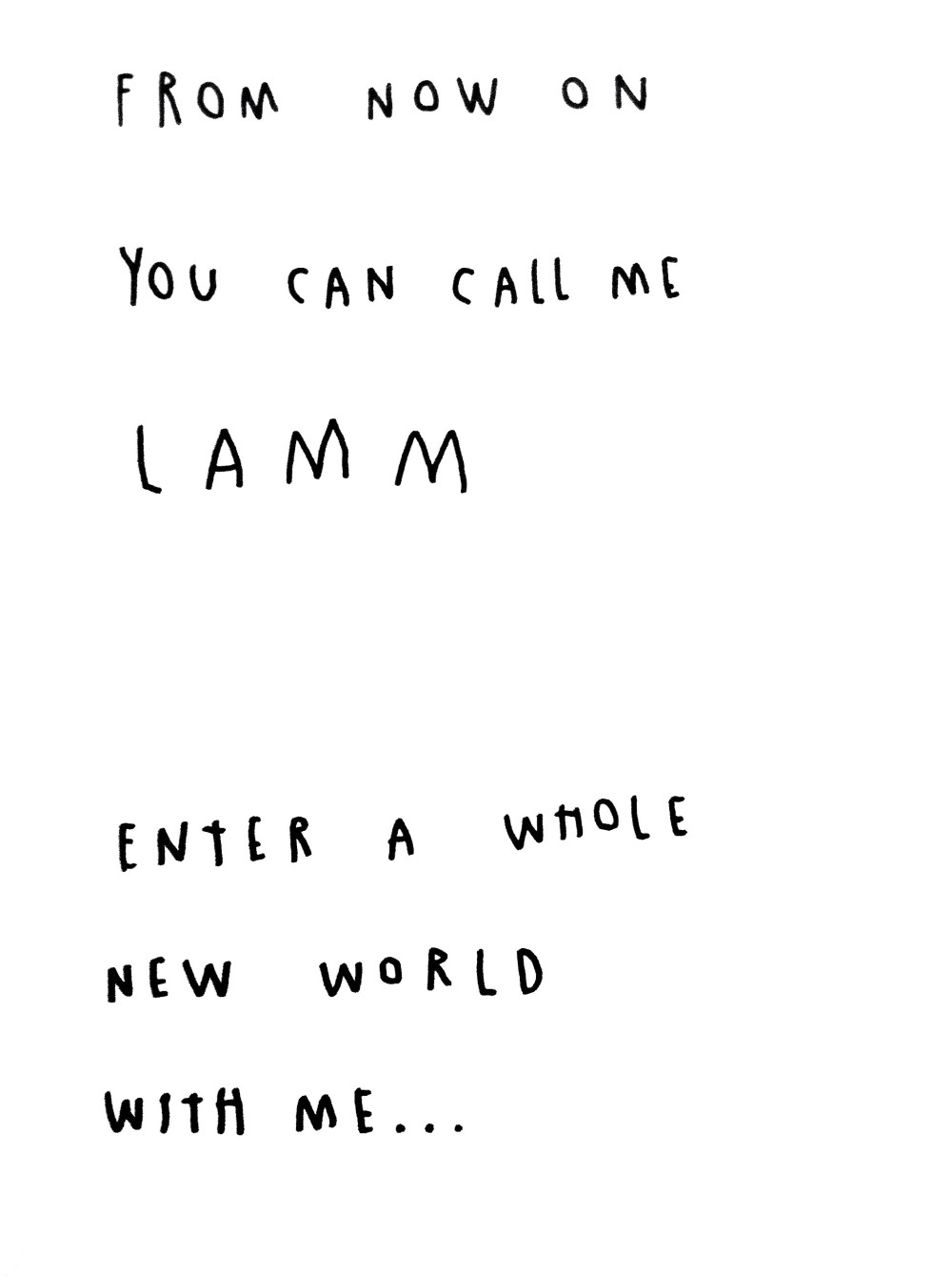 from now on