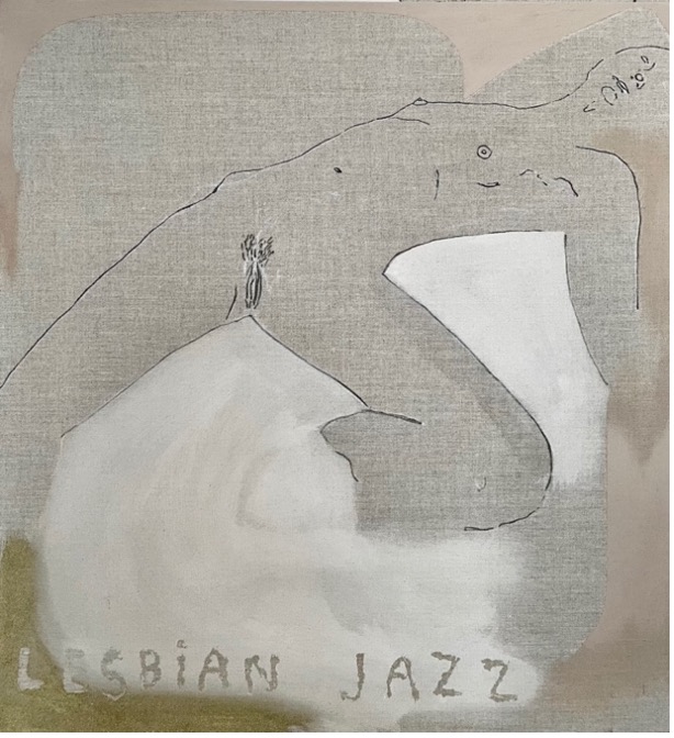 Anouk Lamm Anouk Lesbian Jazz N°10 Painting - Anouk Lamm Anouk