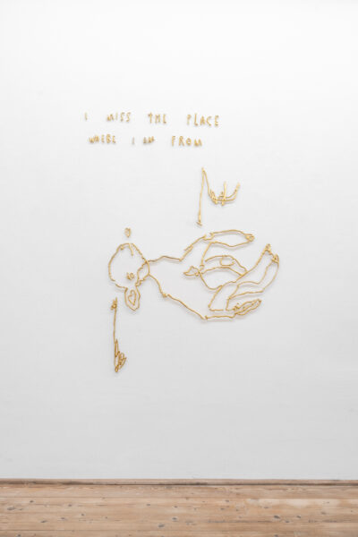 I miss the Place where I am from (Wall Sculpture N°1) - Anouk Lamm Anouk